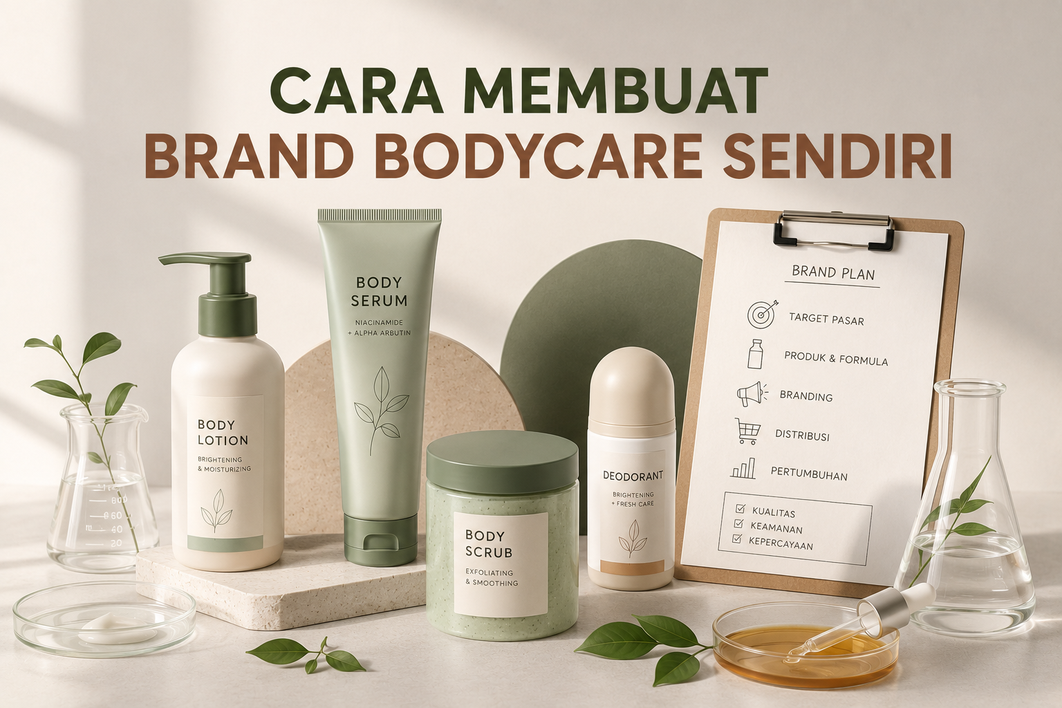 Cara Membuat Brand Bodycare Sendiri yang Beda dari yang Sudah Ada