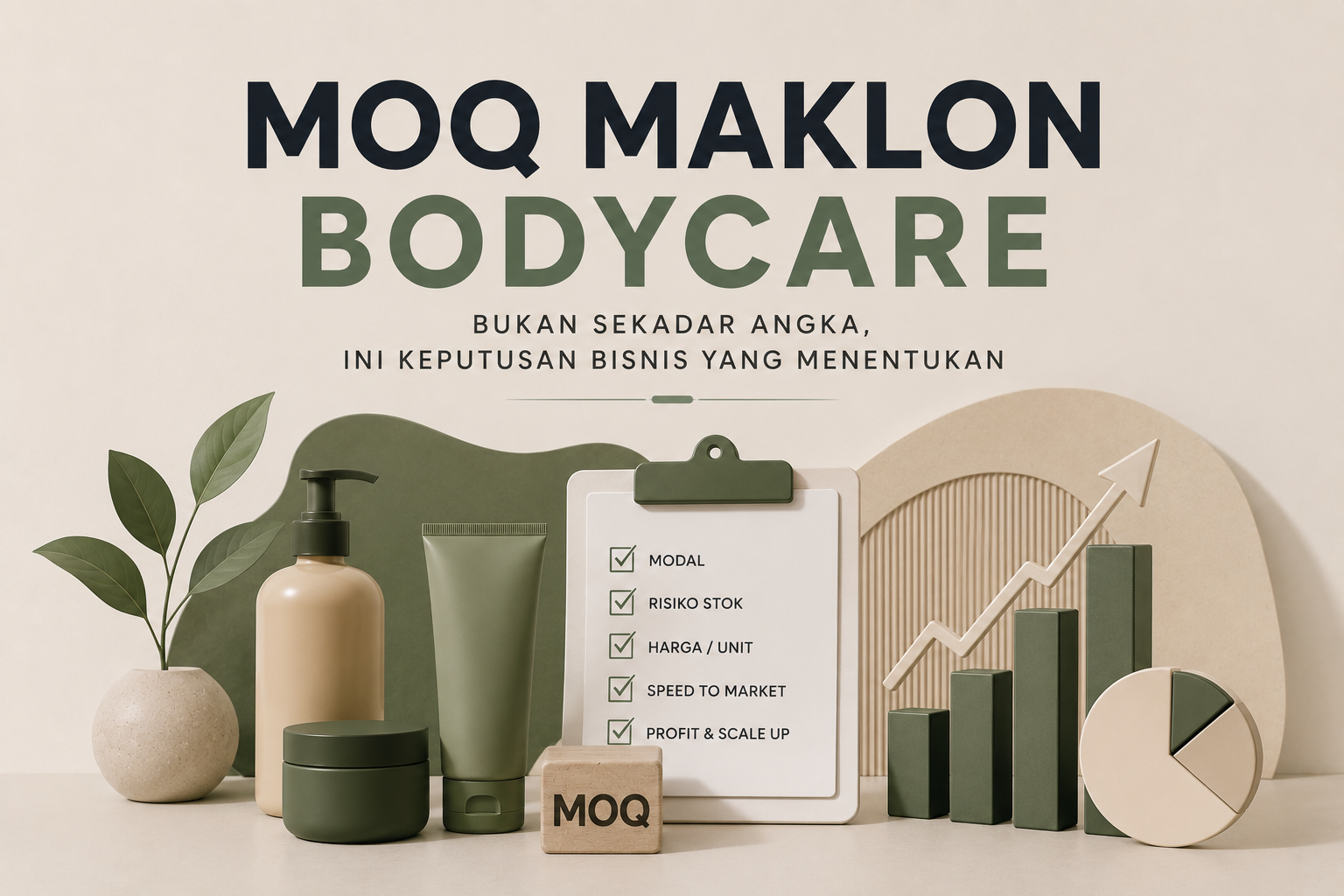 MOQ Maklon Bodycare Bukan Sekadar Angka, Ini Keputusan Bisnis yang Menentukan