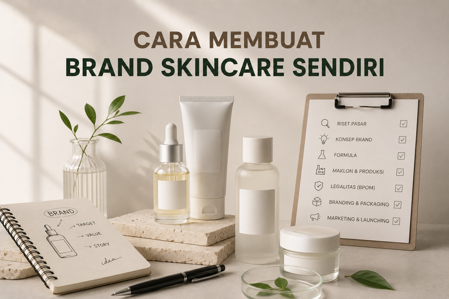 Cara Membuat Brand Skincare Sendiri yang Benar - Benar Bisa Dijual