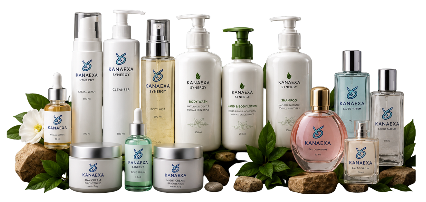 Kanaexa Sinergy - Jasa Maklon Kosmetik, Skincare dan Parfum